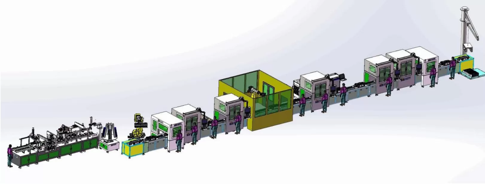 Lithium ion Battery Pack Assembly Line